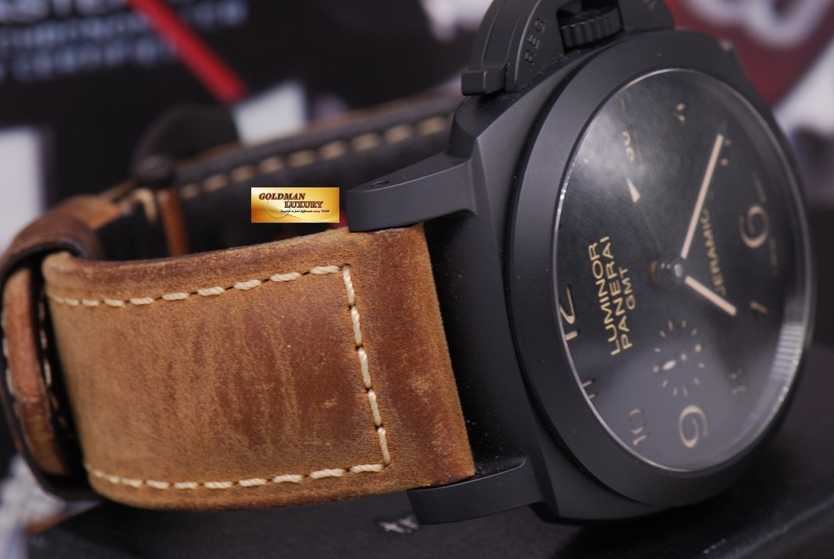 [SOLD] PANERAI LUMINOR GMT CERAMICA PAM 441 AUTOMATIC (MINT)