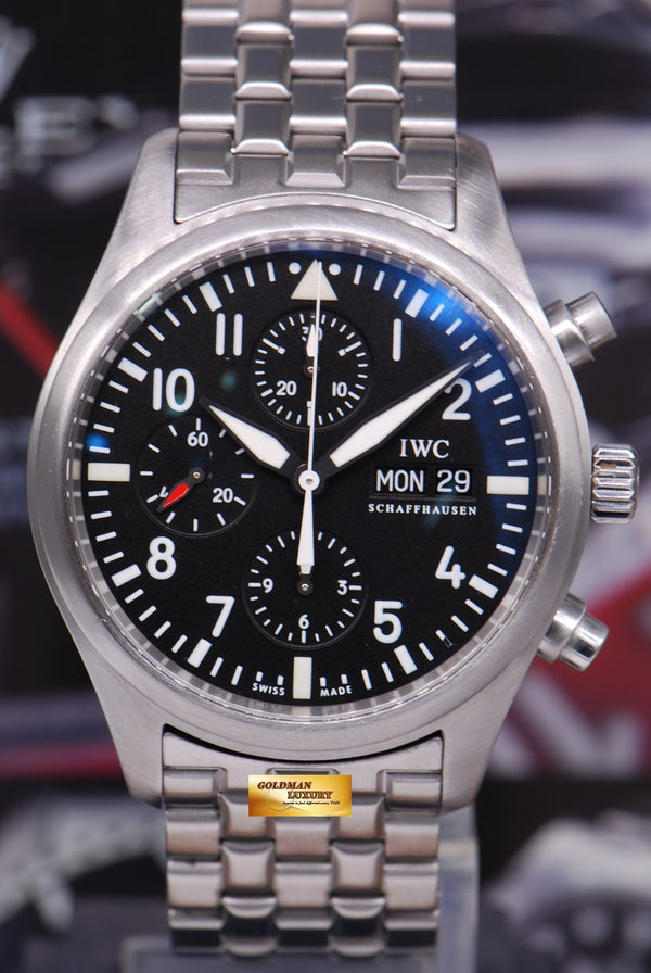 [SOLD] IWC PILOT’S CHRONOGRAPH 42mm DAY-DATE IW-3777 AUTOMATIC (NEAR MINT)