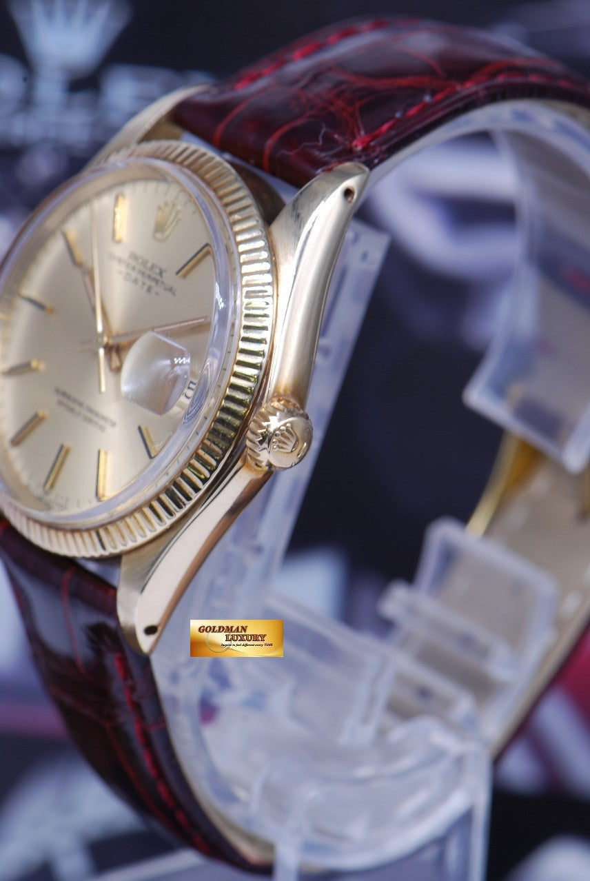 [SOLD] ROLEX OYSTER PERPETUAL DATE 14K YELLOW GOLD Ref : 1503 (VINTAGE)