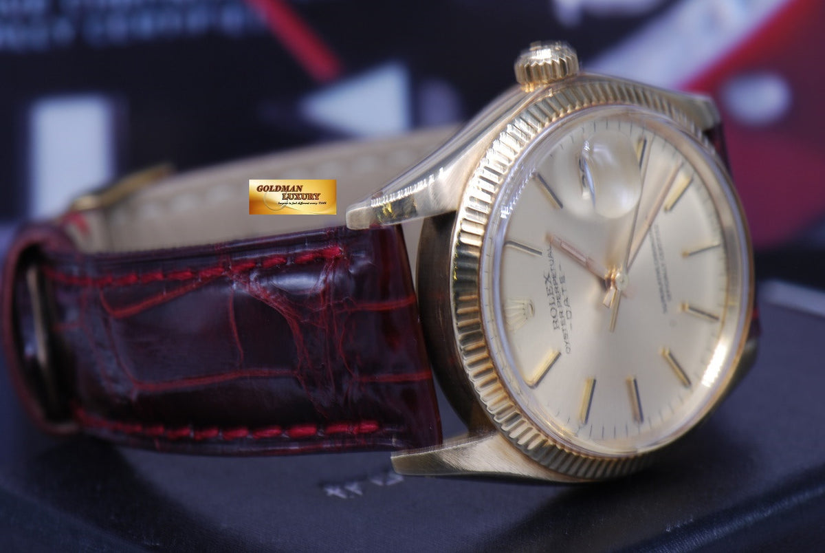 [SOLD] ROLEX OYSTER PERPETUAL DATE 14K YELLOW GOLD Ref : 1503 (VINTAGE)