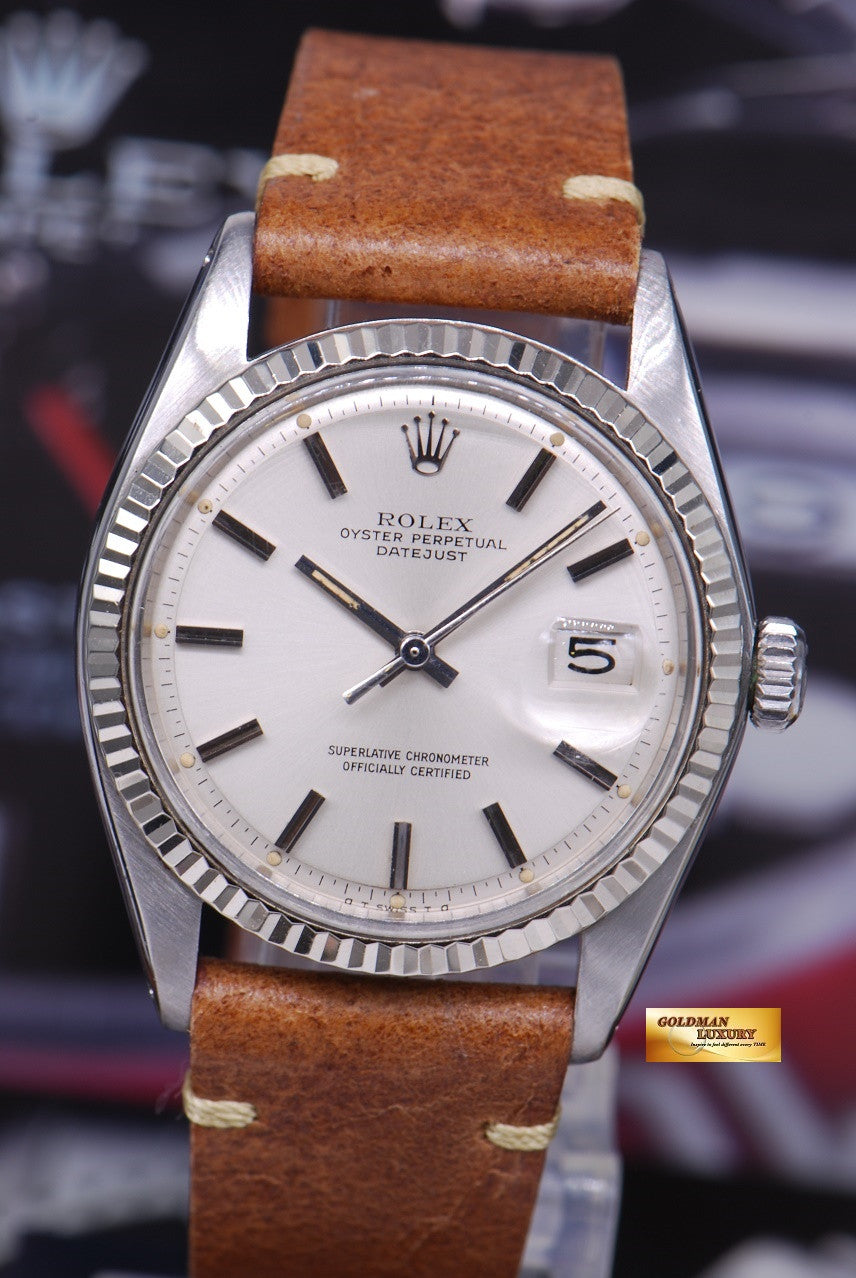 [SOLD] ROLEX OYSTER PERPETUAL DATEJUST SILVER Ref : 1601 (VINTAGE)