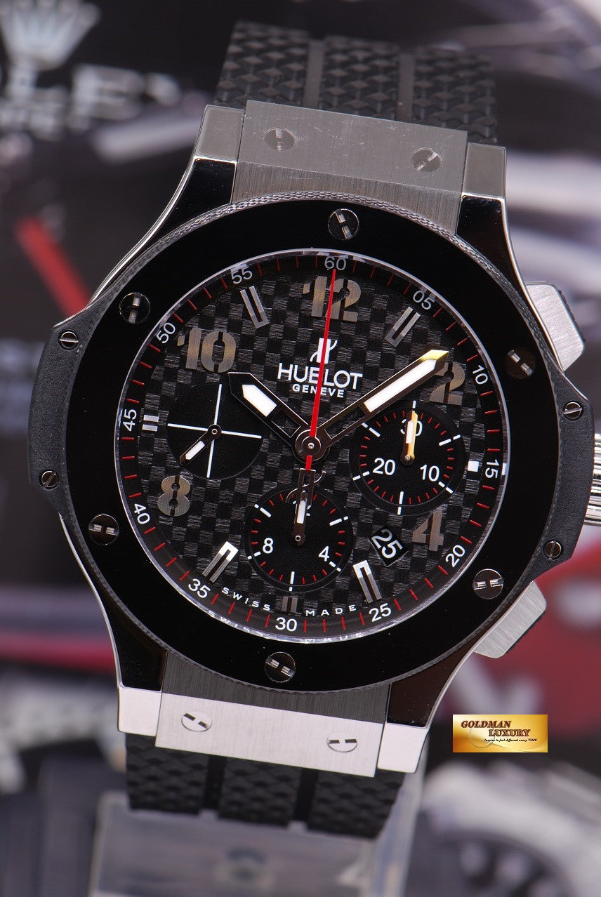 [SOLD] HUBLOT BIG BANG STEEL CERAMIC 44mm CHRONOGRAPH (NEW)