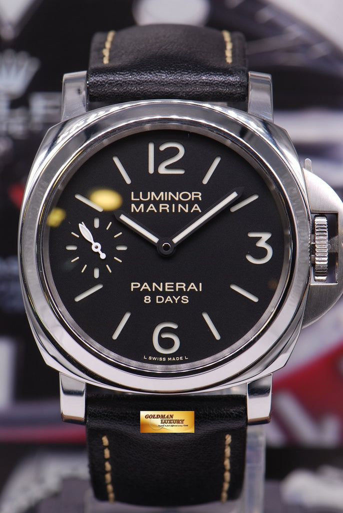 SOLD PANERAI LUMINOR MARINA 8 DAYS MANUAL Ref PAM 510 MINT