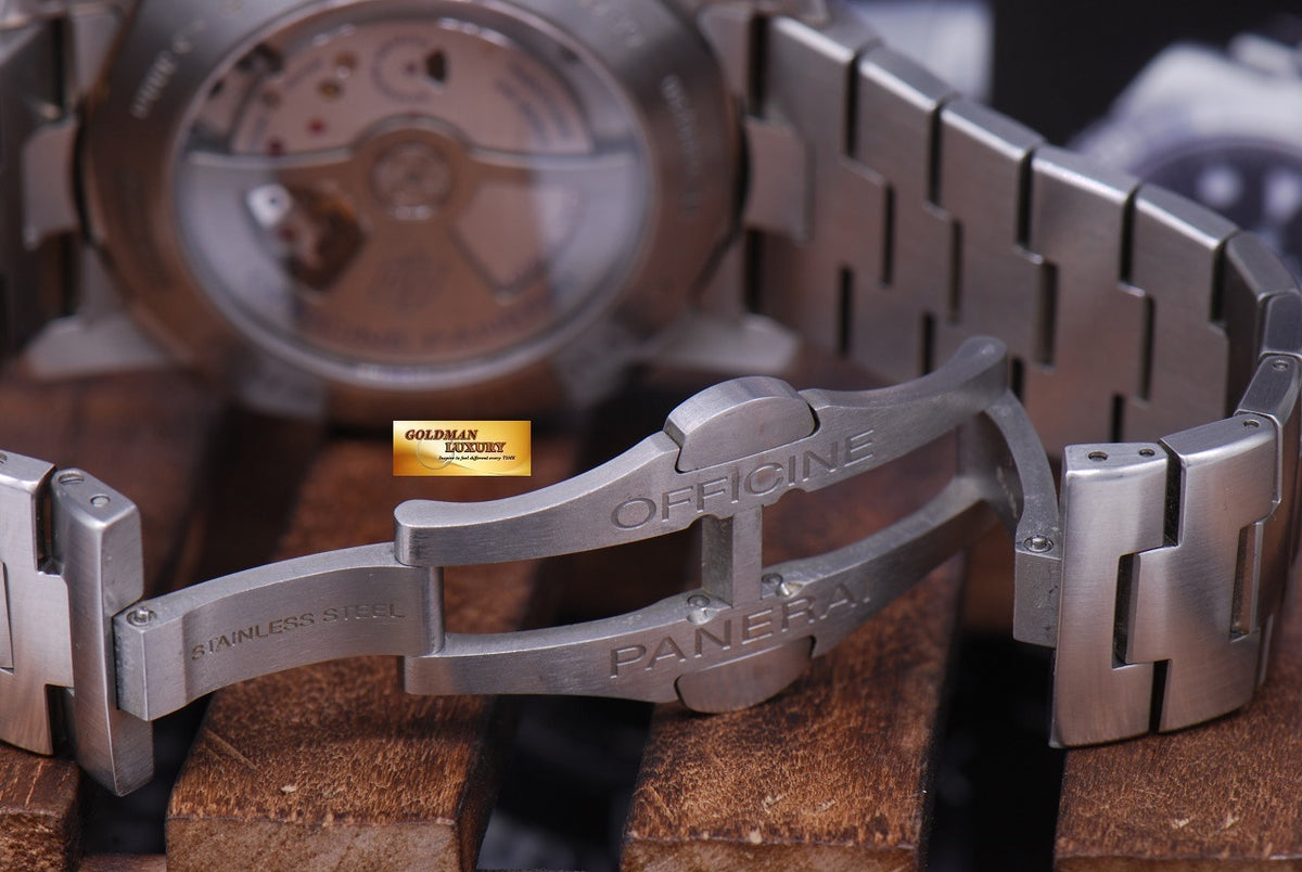 [SOLD] PANERAI LUMINOR GMT 1950 STAINLESS STEEL 44mm Ref : PAM 329 (NEAR MINT)