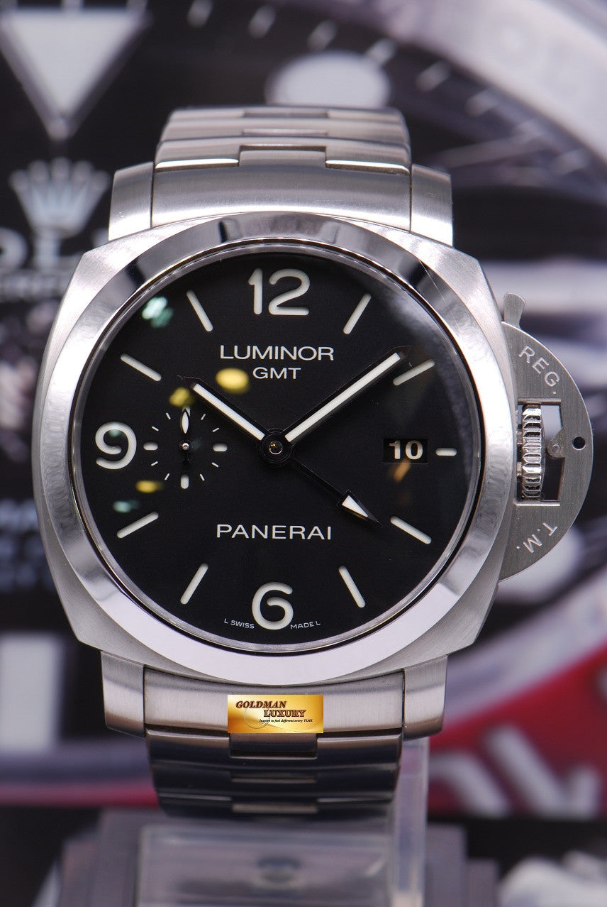 [SOLD] PANERAI LUMINOR GMT 1950 STAINLESS STEEL 44mm Ref : PAM 329 (NEAR MINT)