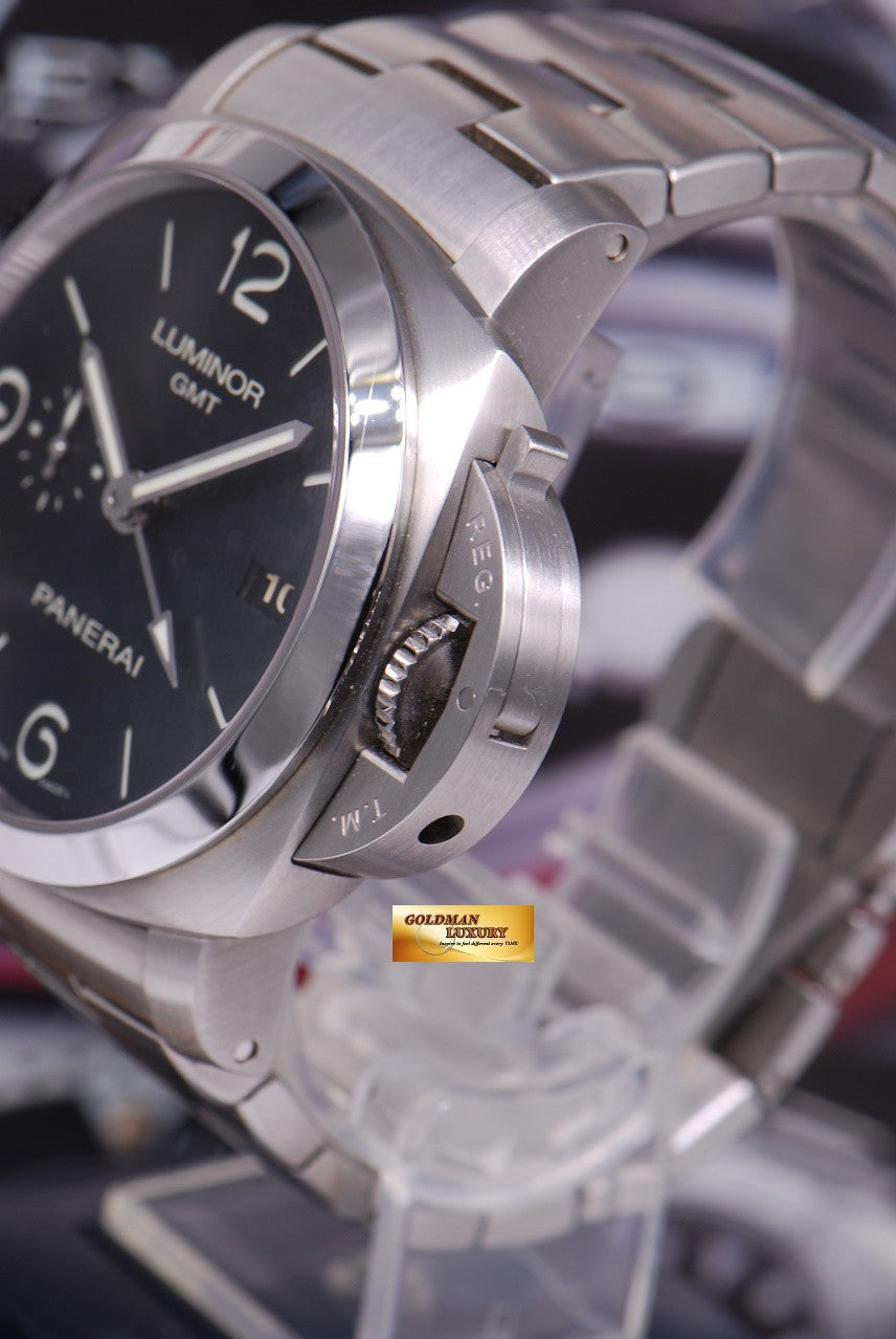 [SOLD] PANERAI LUMINOR GMT 1950 STAINLESS STEEL 44mm Ref : PAM 329 (NEAR MINT)