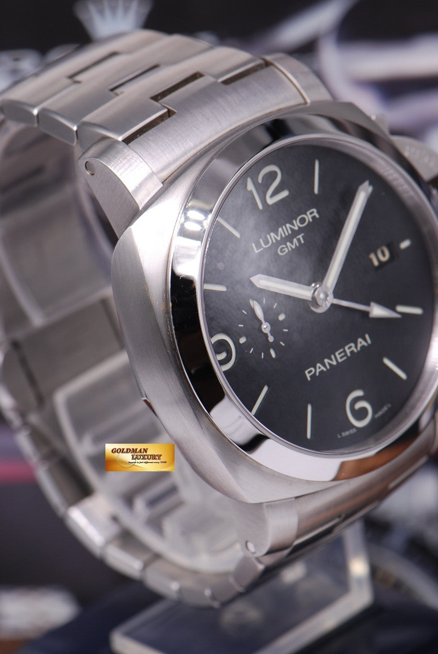 [SOLD] PANERAI LUMINOR GMT 1950 STAINLESS STEEL 44mm Ref : PAM 329 (NEAR MINT)
