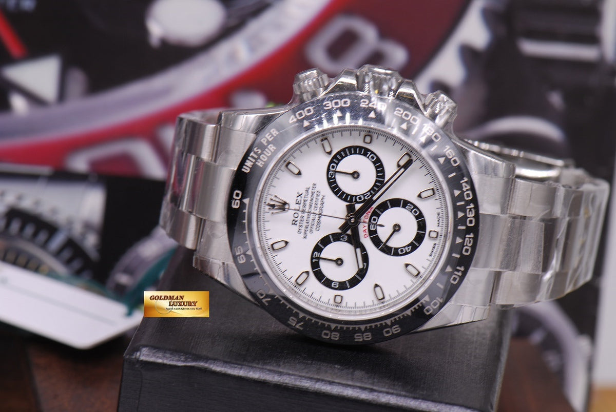 [SOLD] ROLEX OYSTER PERPETUAL DAYTONA CERAMIC BEZEL WHITE Ref : 116500LN (NEW)