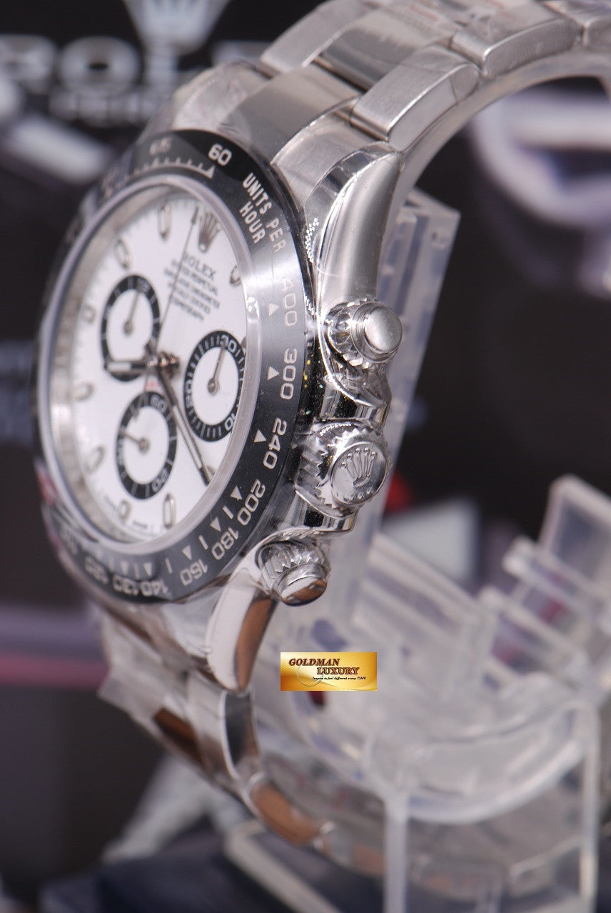 [SOLD] ROLEX OYSTER PERPETUAL DAYTONA CERAMIC BEZEL WHITE Ref : 116500LN (NEW)