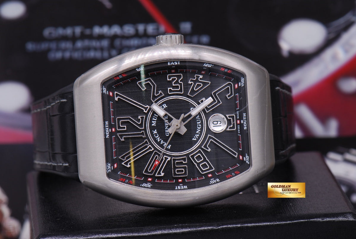 [SOLD] FRANCK MULLER VANGUARD 41mm BRUSHED SS AUTOMATIC Ref V41SCDT (NEW-UNWORN)