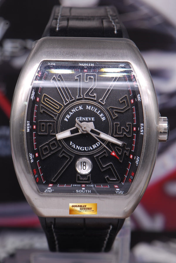 [SOLD] FRANCK MULLER VANGUARD 41mm BRUSHED SS AUTOMATIC Ref V41SCDT (NEW-UNWORN)