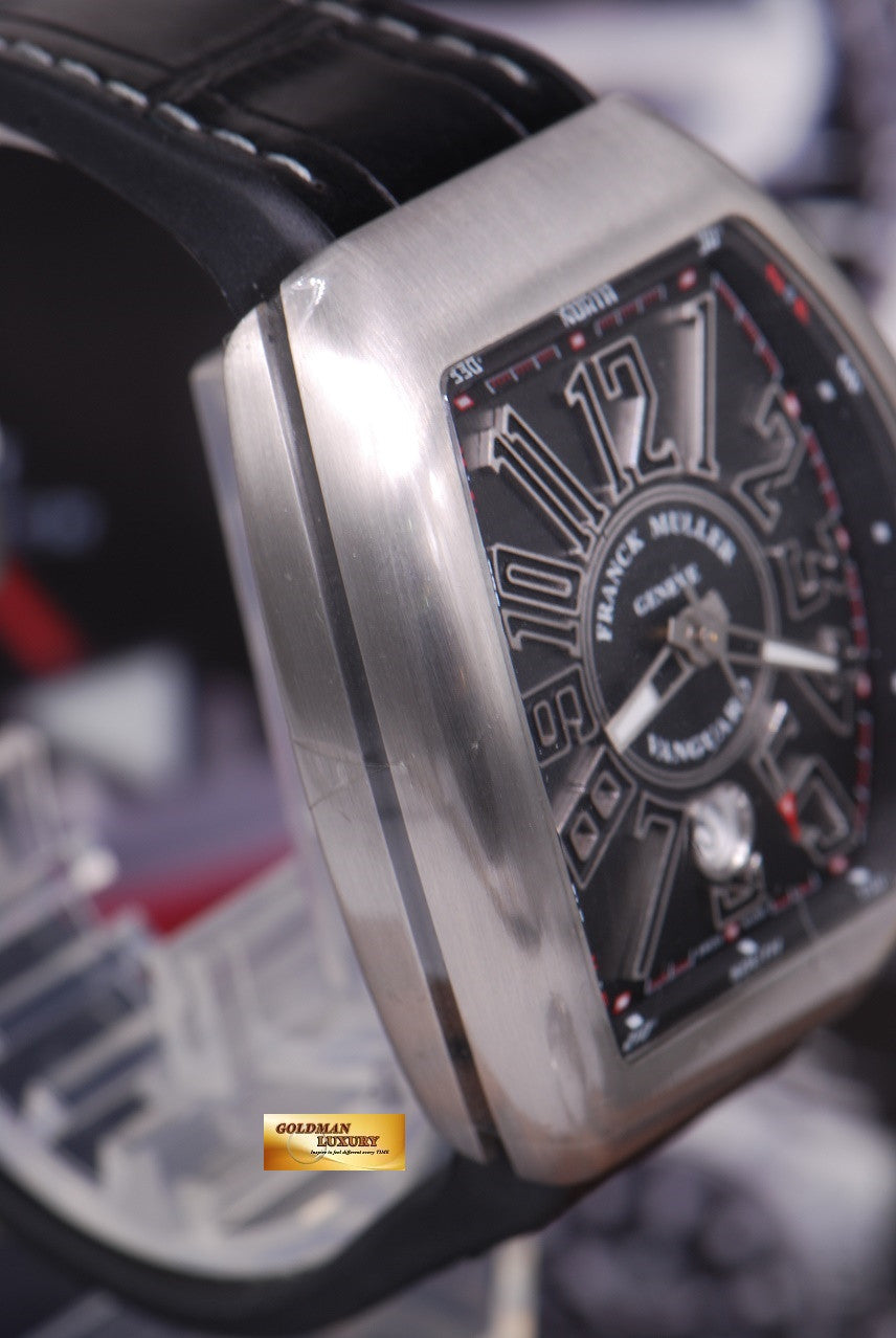 [SOLD] FRANCK MULLER VANGUARD 41mm BRUSHED SS AUTOMATIC Ref V41SCDT (NEW-UNWORN)
