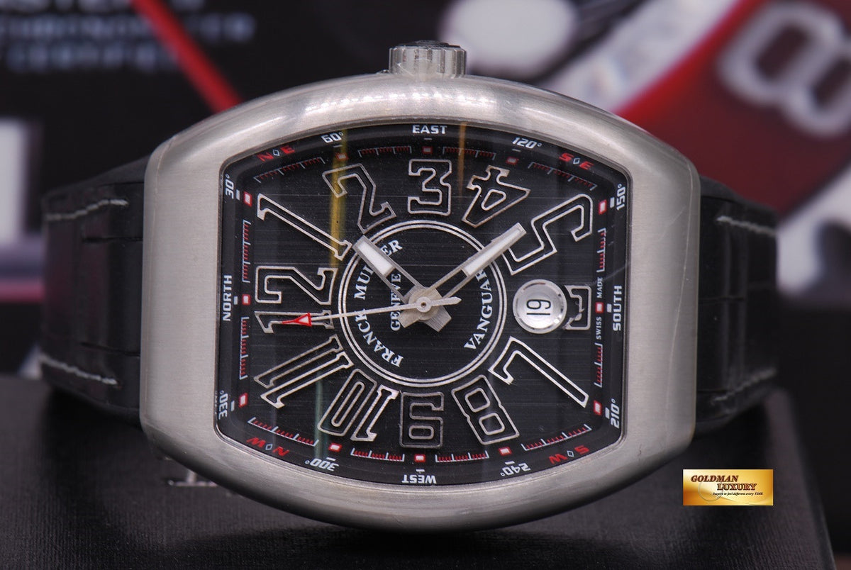 [SOLD] FRANCK MULLER VANGUARD 41mm BRUSHED SS AUTOMATIC Ref V41SCDT (NEW-UNWORN)