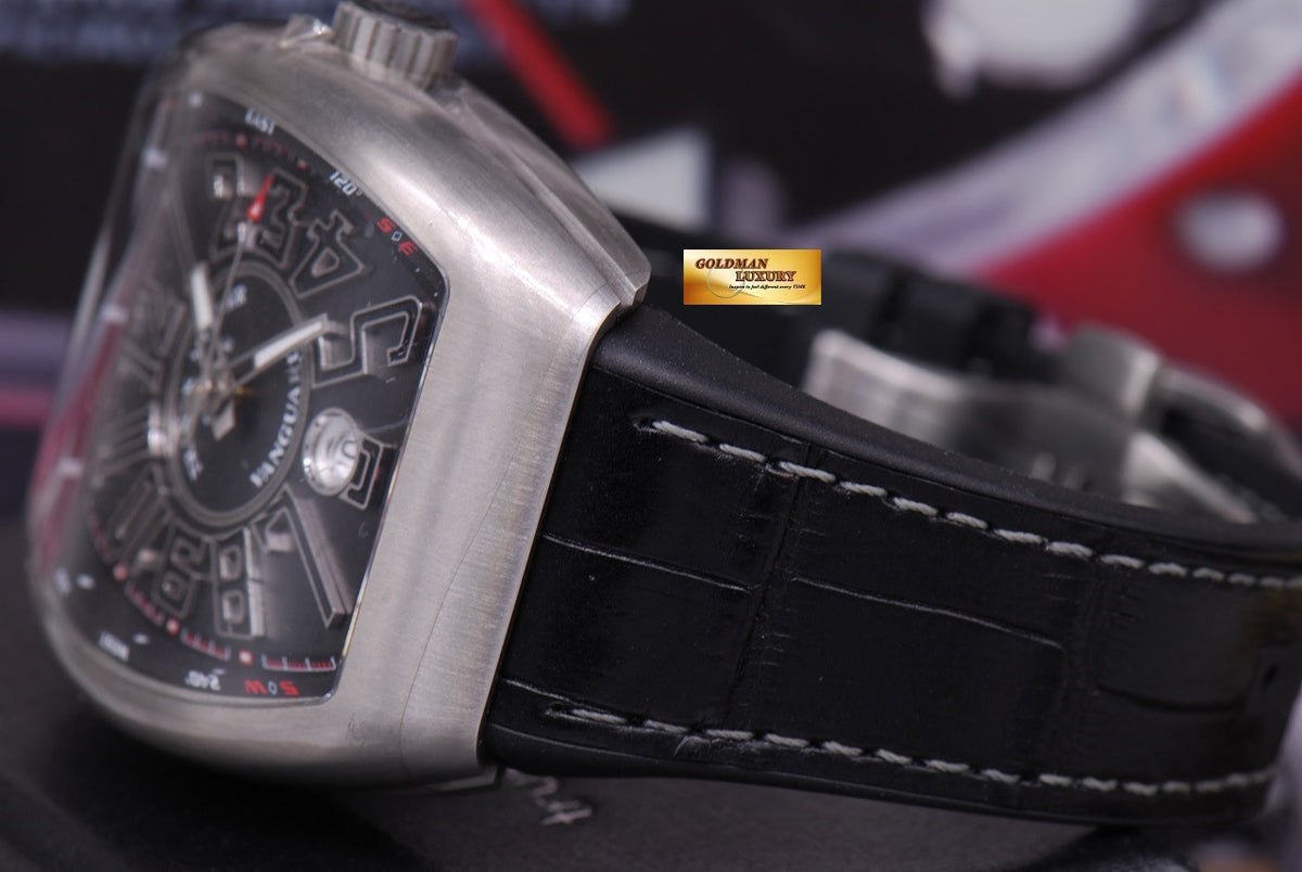 [SOLD] FRANCK MULLER VANGUARD 41mm BRUSHED SS AUTOMATIC Ref V41SCDT (NEW-UNWORN)