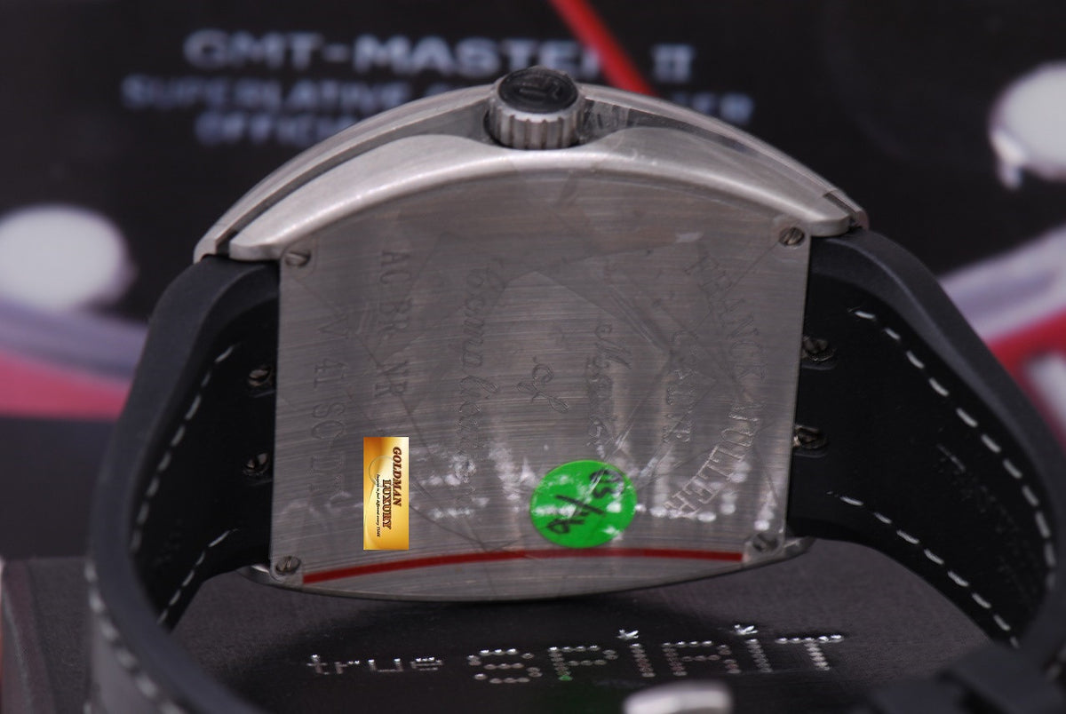 [SOLD] FRANCK MULLER VANGUARD 41mm BRUSHED SS AUTOMATIC Ref V41SCDT (NEW-UNWORN)