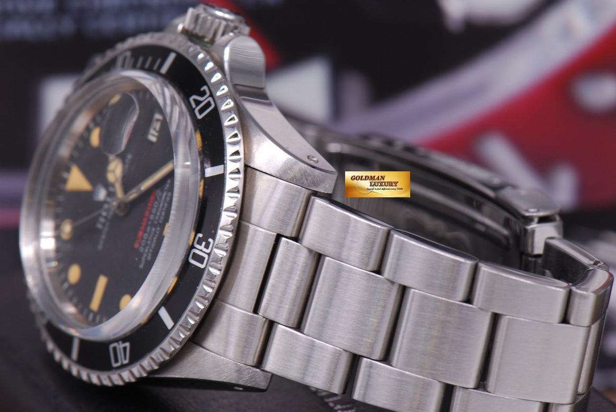 [SOLD] ROLEX OYSTER PERPETUAL RED SUBMARINER METER FIRST MARK II DIAL Ref : 1680 (VINTAGE)