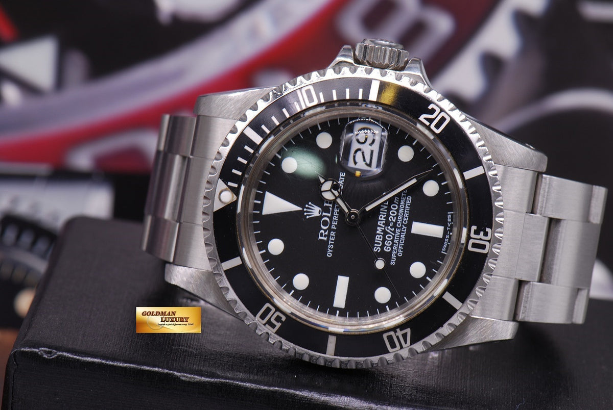 [SOLD] ROLEX OYSTER PERPETUAL SUBMARINER MATTE WHITE Ref : 1680 (VINTAGE MINT)