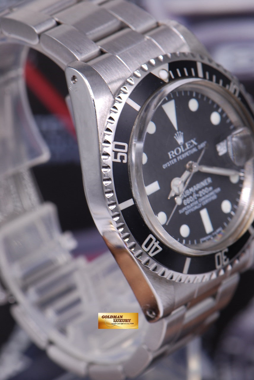 [SOLD] ROLEX OYSTER PERPETUAL SUBMARINER MATTE WHITE Ref : 1680 (VINTAGE MINT)