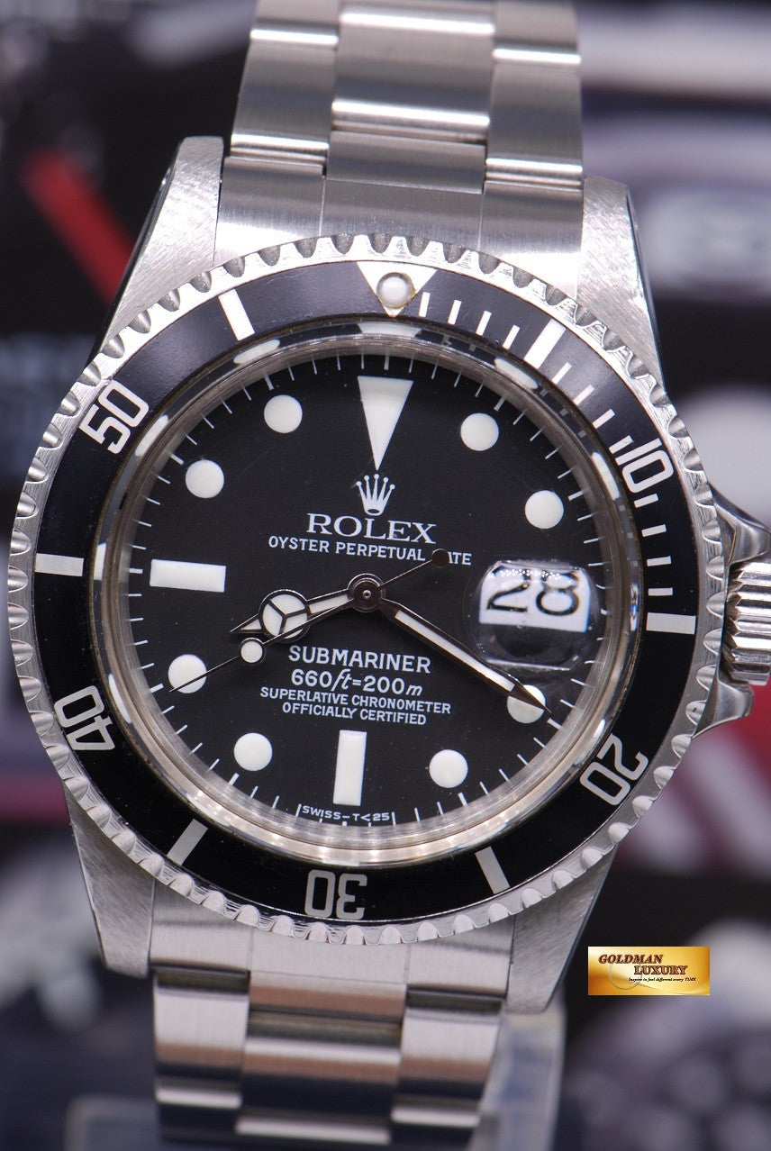 [SOLD] ROLEX OYSTER PERPETUAL SUBMARINER MATTE WHITE Ref : 1680 (VINTAGE MINT)