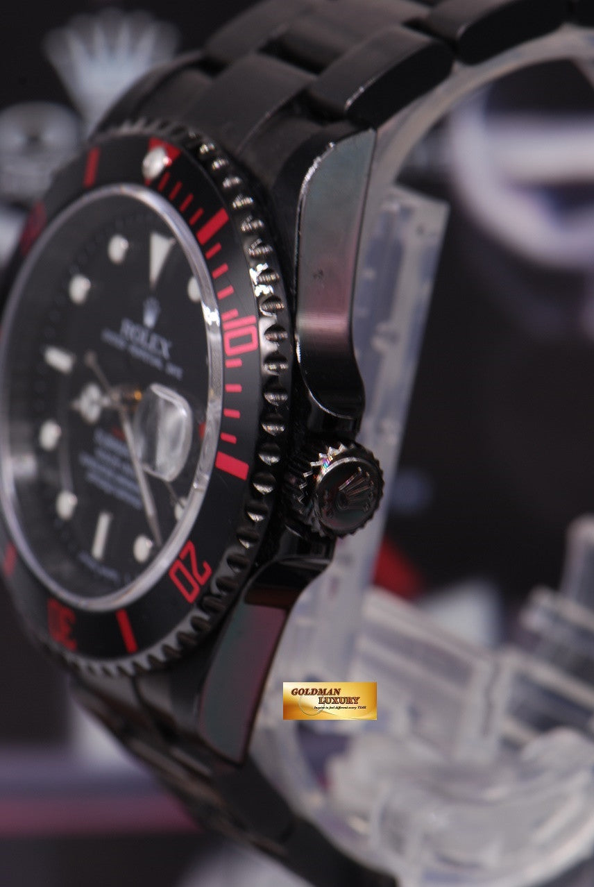 [SOLD] ROLEX BAMFORD EDITION SUBMARINER “RAIN 33” BLACK Ref : 16610 (NEAR MINT)