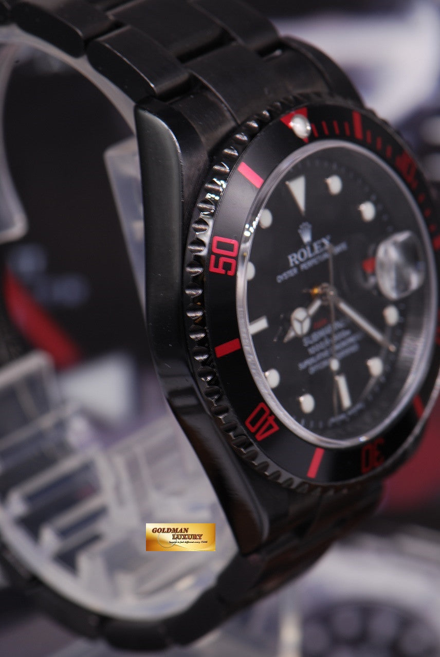 [SOLD] ROLEX BAMFORD EDITION SUBMARINER “RAIN 33” BLACK Ref : 16610 (NEAR MINT)