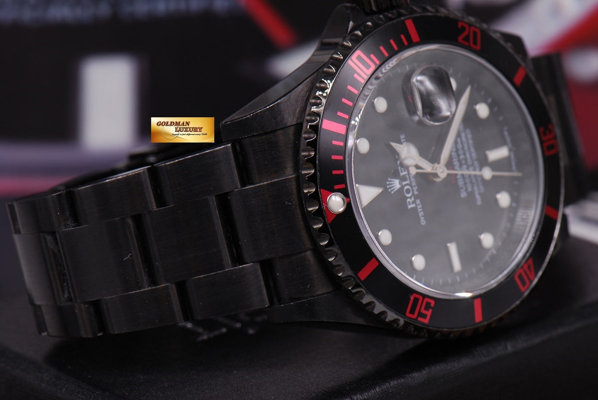 [SOLD] ROLEX BAMFORD EDITION SUBMARINER “RAIN 33” BLACK Ref : 16610 (NEAR MINT)