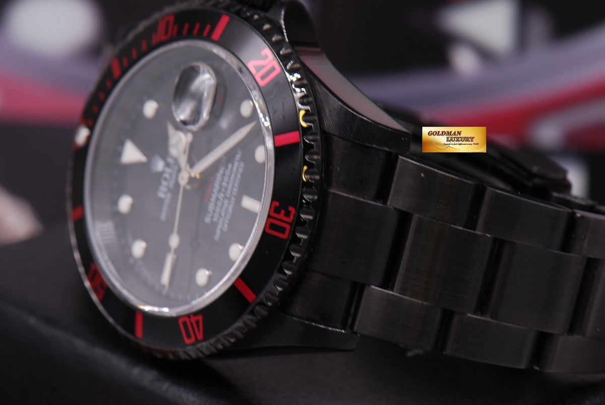 [SOLD] ROLEX BAMFORD EDITION SUBMARINER “RAIN 33” BLACK Ref : 16610 (NEAR MINT)