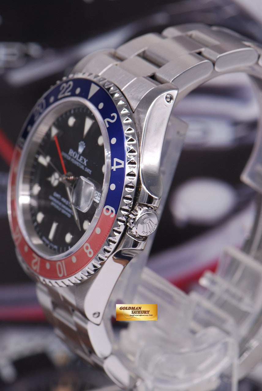 [SOLD] ROLEX OYSTER PERPETUAL GMT-MASTER "PEPSI" BEZEL Ref 16700 (NEAR MINT)