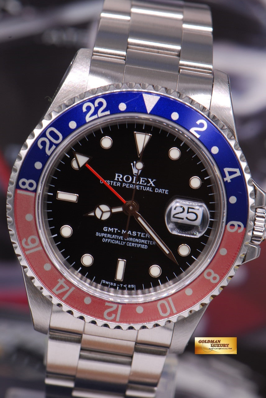 [SOLD] ROLEX OYSTER PERPETUAL GMT-MASTER "PEPSI" BEZEL Ref 16700 (NEAR MINT)