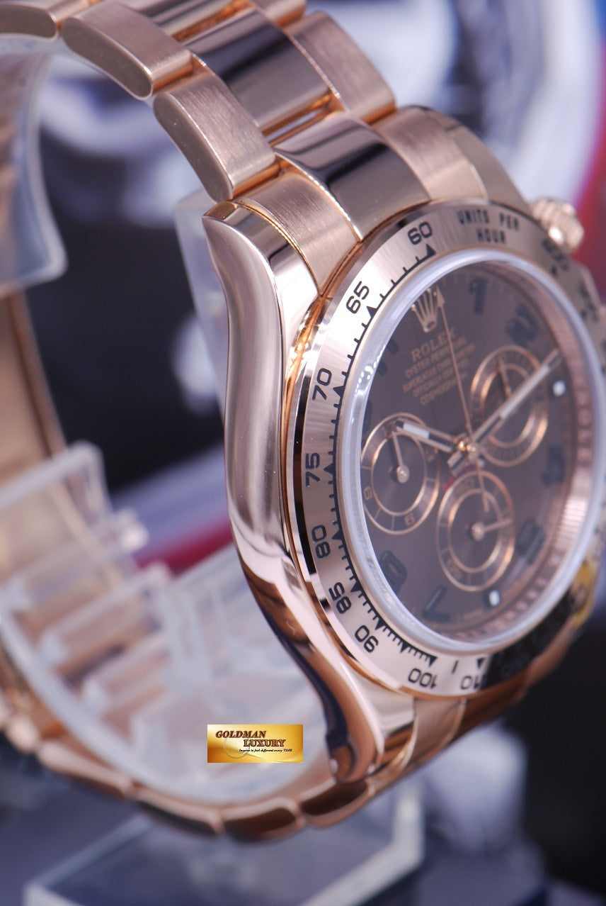 [SOLD] ROLEX OYSTER PERPETUAL 18K EVEROSE GOLD CHRONOGRAPH Ref 116505 (LNIB)