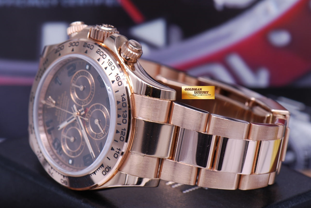 [SOLD] ROLEX OYSTER PERPETUAL 18K EVEROSE GOLD CHRONOGRAPH Ref 116505 (LNIB)