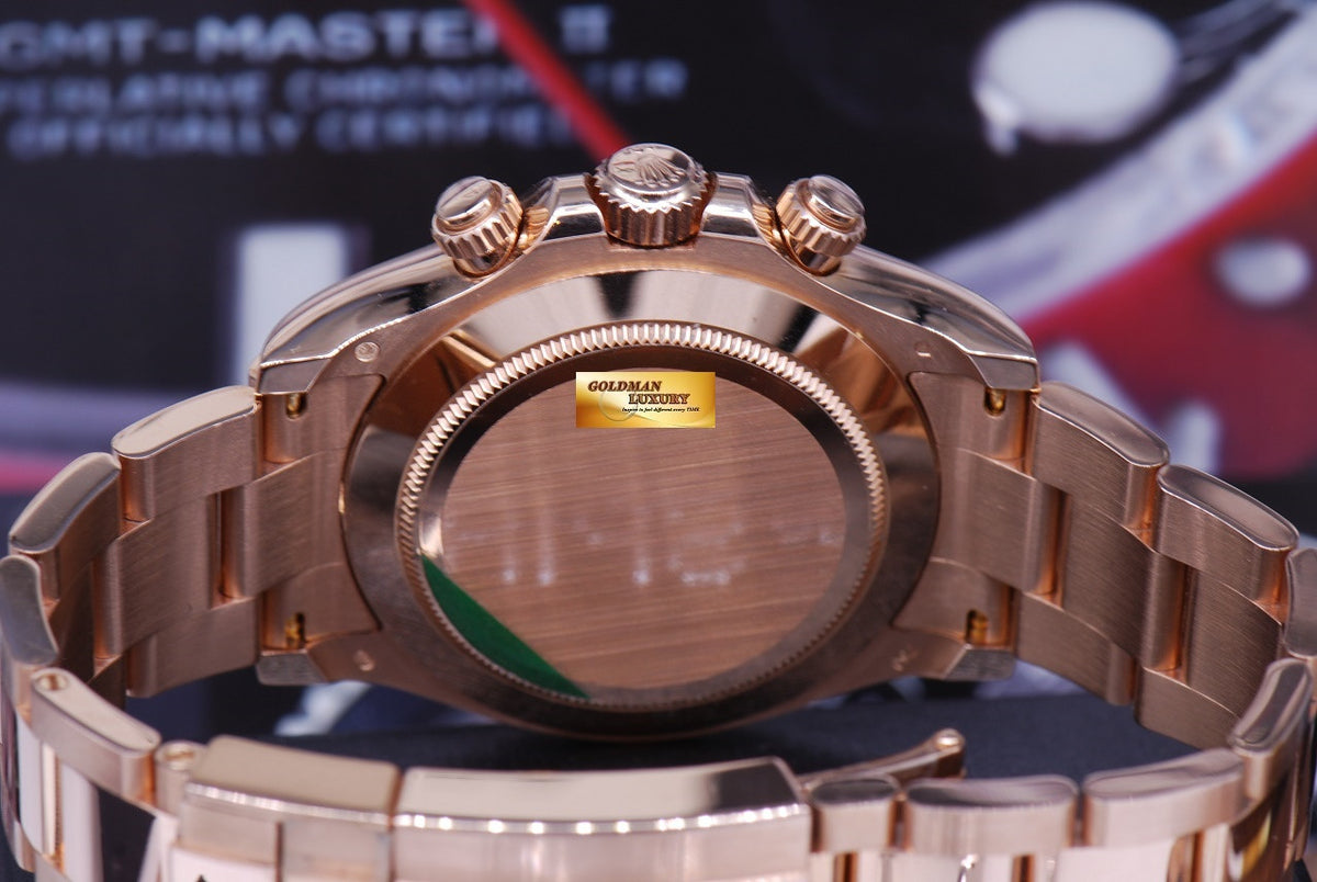 [SOLD] ROLEX OYSTER PERPETUAL 18K EVEROSE GOLD CHRONOGRAPH Ref 116505 (LNIB)