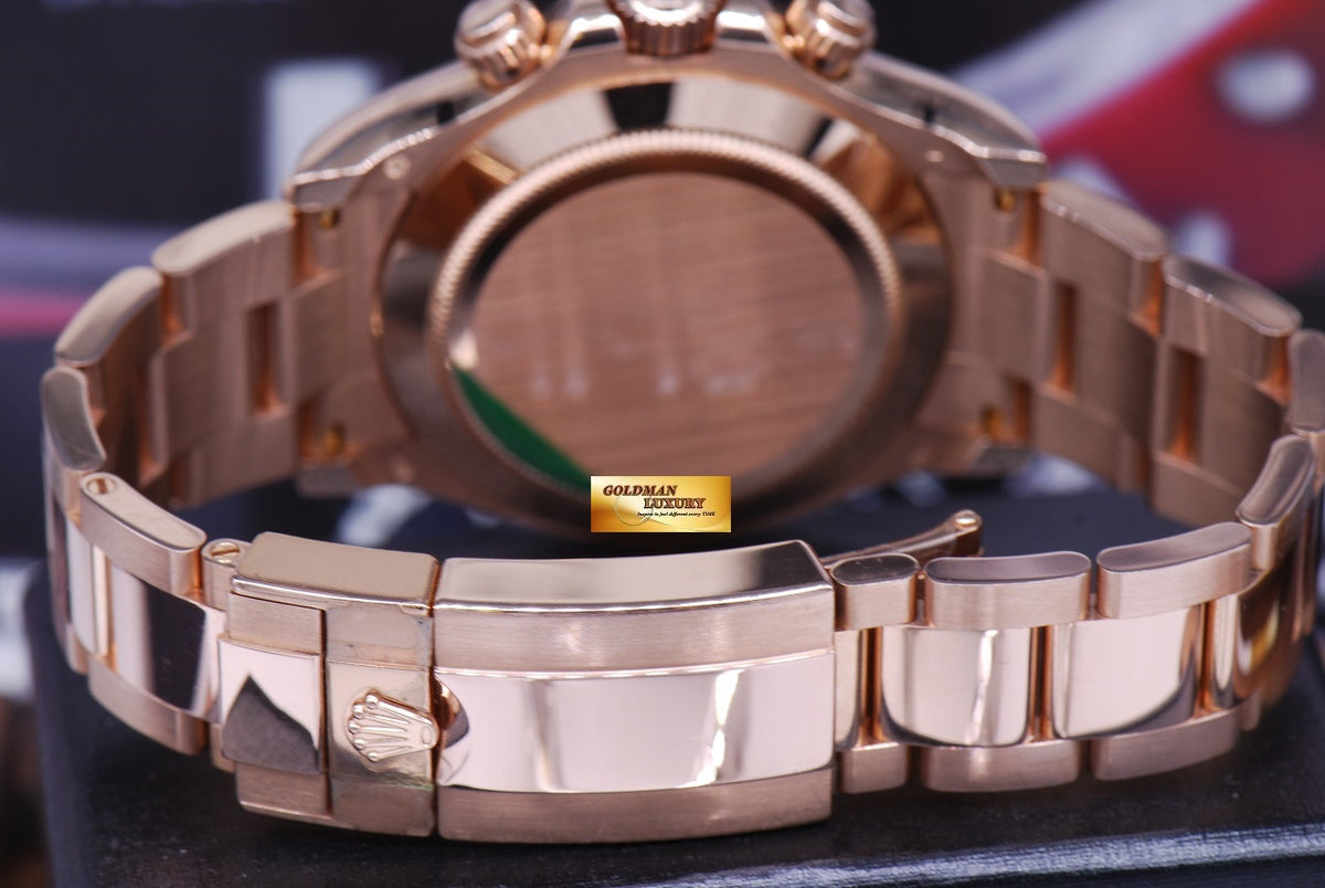 [SOLD] ROLEX OYSTER PERPETUAL 18K EVEROSE GOLD CHRONOGRAPH Ref 116505 (LNIB)