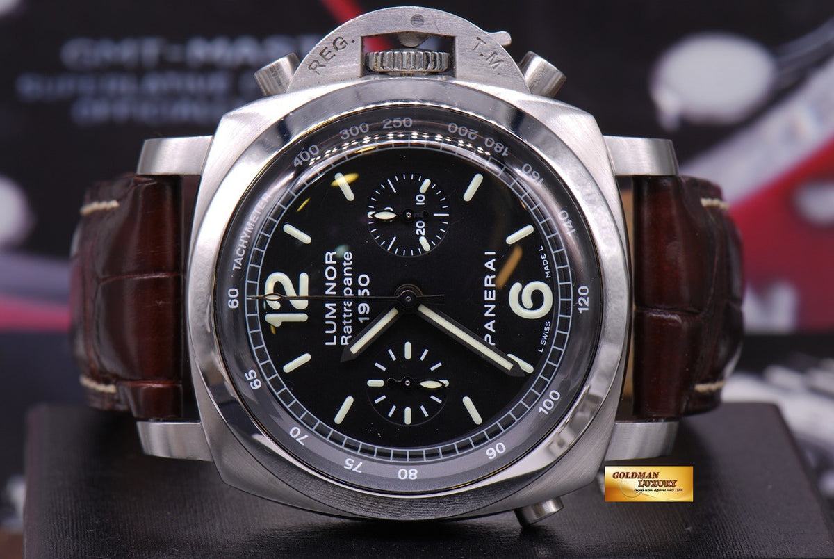 [SOLD] PANERAI LUMINOR RATTRAPANTE 1950 CHRONOGRAPH AUTOMATIC PAM 213 (NEAR MINT)