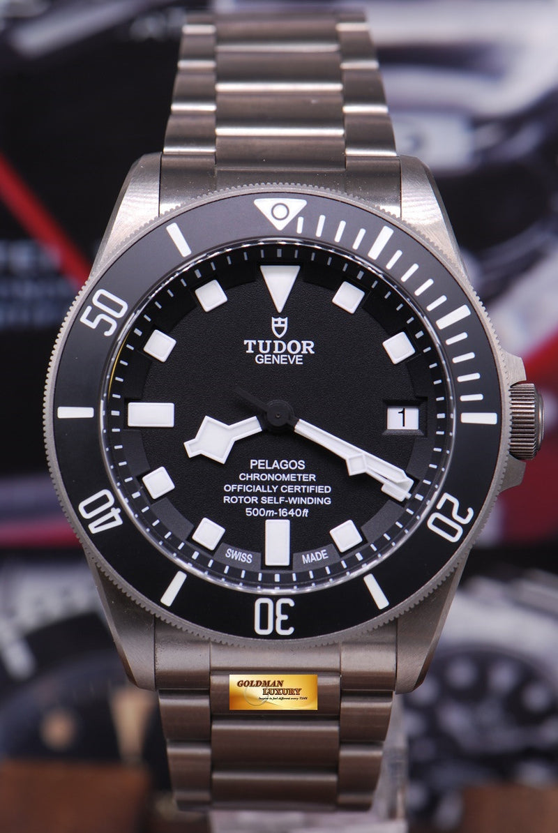 SOLD TUDOR PELAGOS TITANIUM STEEL 42mm IN HOUSE MOVEMENT 25600TN LN Goldman Luxury