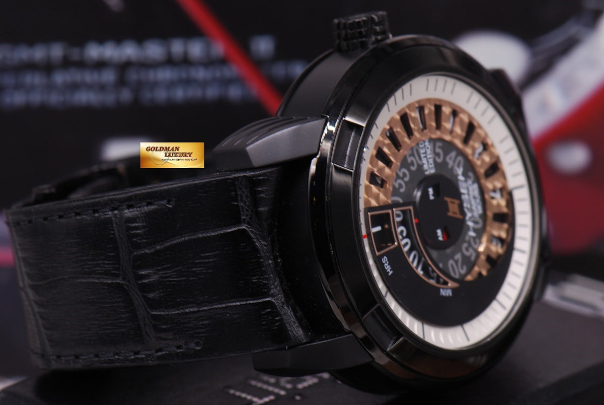 HYSEK IO JUMPING HOURS 47mm PVD BLACK LIMITED EDITION (MINT)