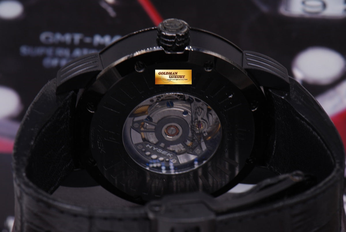 HYSEK IO JUMPING HOURS 47mm PVD BLACK LIMITED EDITION (MINT)