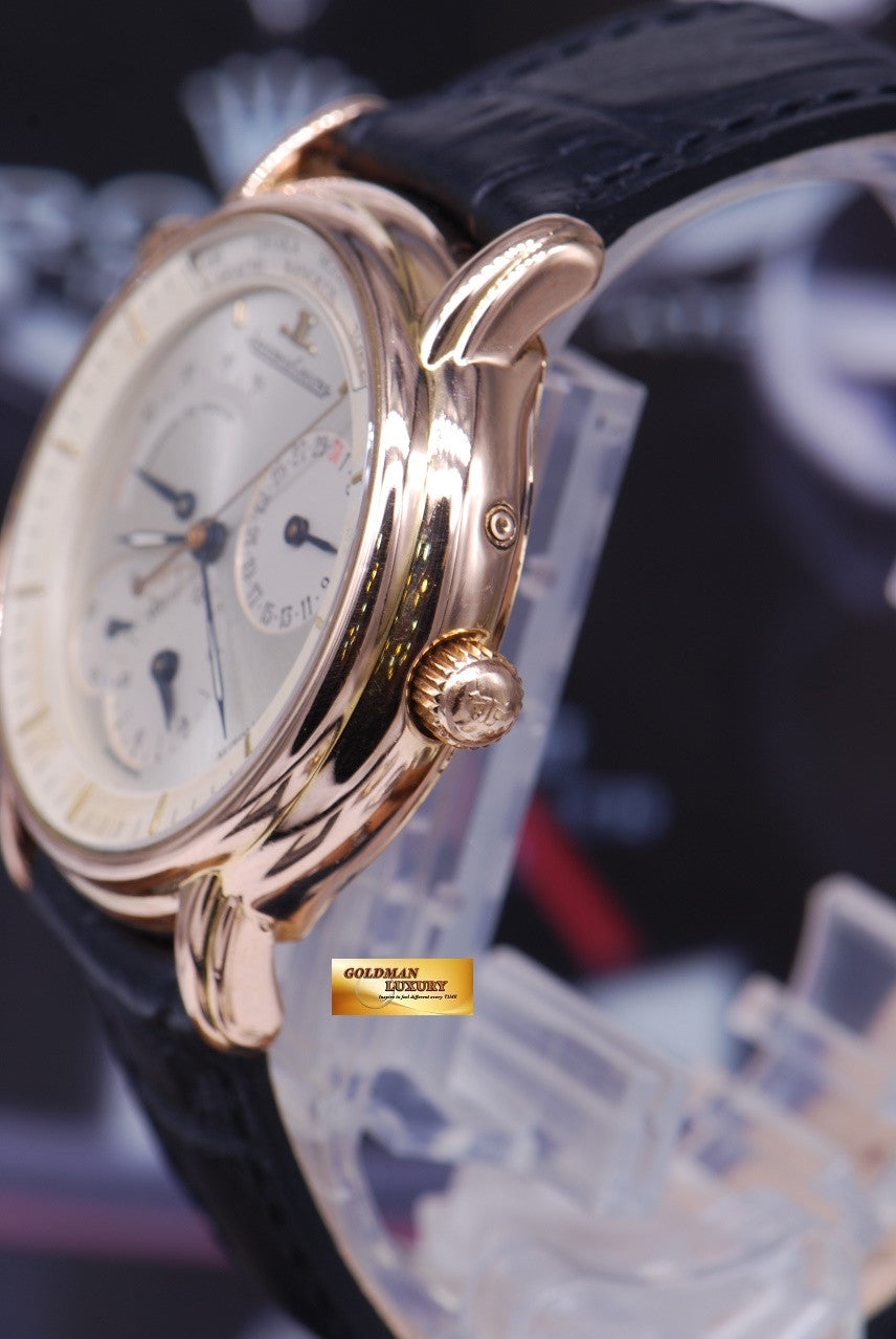 [SOLD] JLC WORLD TIME “GEOGRAPHIQUE” POWER RESERVE 38mm 18KRG AUTOMATIC (NEAR MINT)