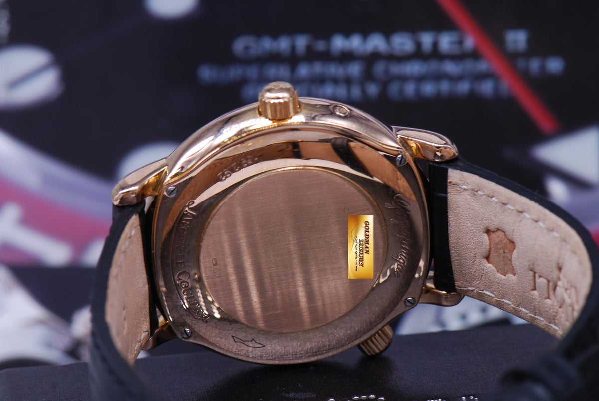 [SOLD] JLC WORLD TIME “GEOGRAPHIQUE” POWER RESERVE 38mm 18KRG AUTOMATIC (NEAR MINT)