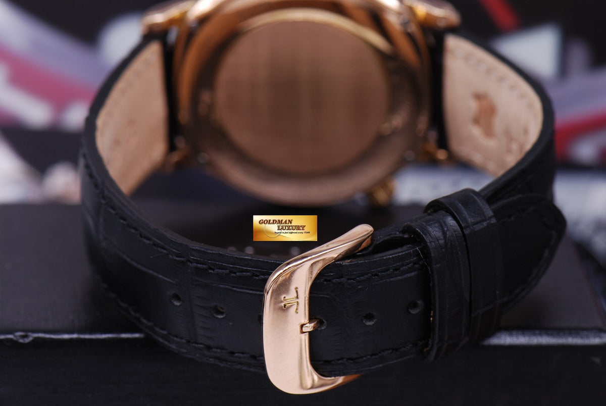 [SOLD] JLC WORLD TIME “GEOGRAPHIQUE” POWER RESERVE 38mm 18KRG AUTOMATIC (NEAR MINT)