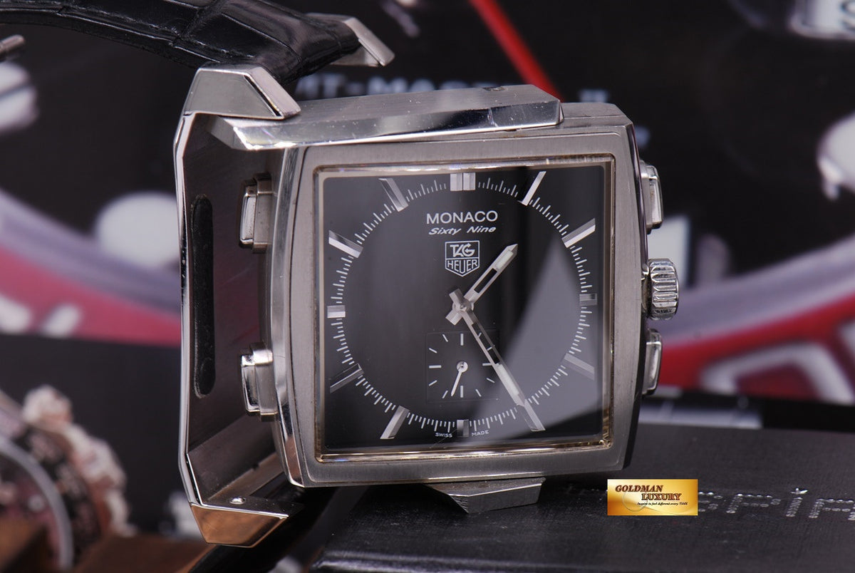 [SOLD] TAG HEUER MONACO SIXTY NINE MANUAL – REVERSIBLE DIGITAL CHRONOGRAPH CW9110 (NEAR MINT)