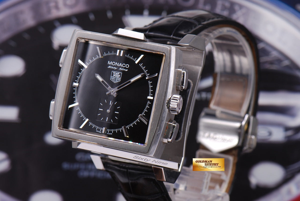 [SOLD] TAG HEUER MONACO SIXTY NINE MANUAL – REVERSIBLE DIGITAL CHRONOGRAPH CW9110 (NEAR MINT)