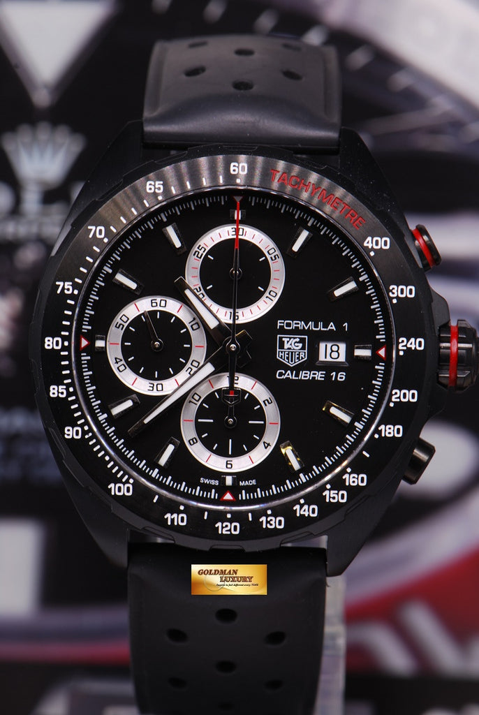 SOLD TAG HEUER FORMULA 1 CALIBRE 16 PVD BLACK