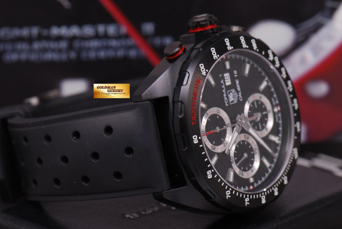 [SOLD] TAG HEUER FORMULA 1 CALIBRE 16 PVD BLACK CHRONOGRAPH AUTOMATIC (LNIB)