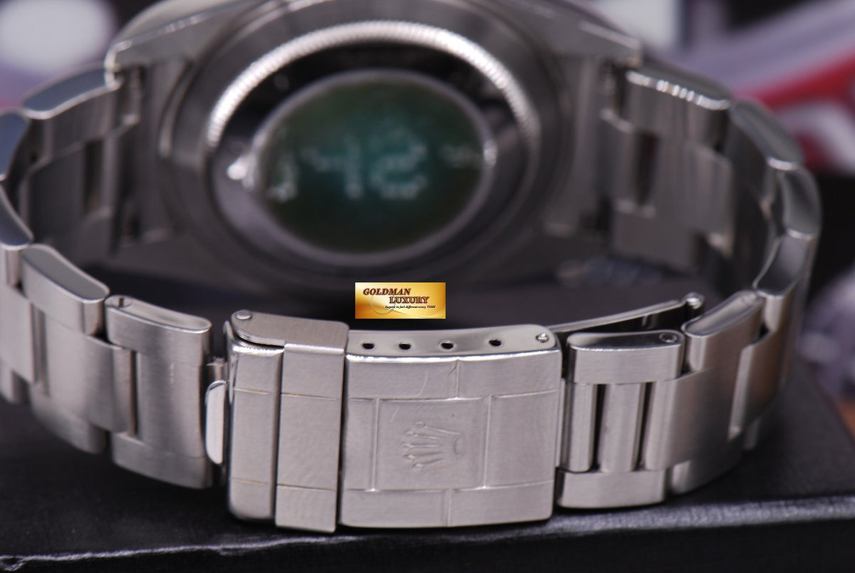 [SOLD] ROLEX OYSTER PERPETUAL EXPLORER II REF 16570 BLACK (MINT)