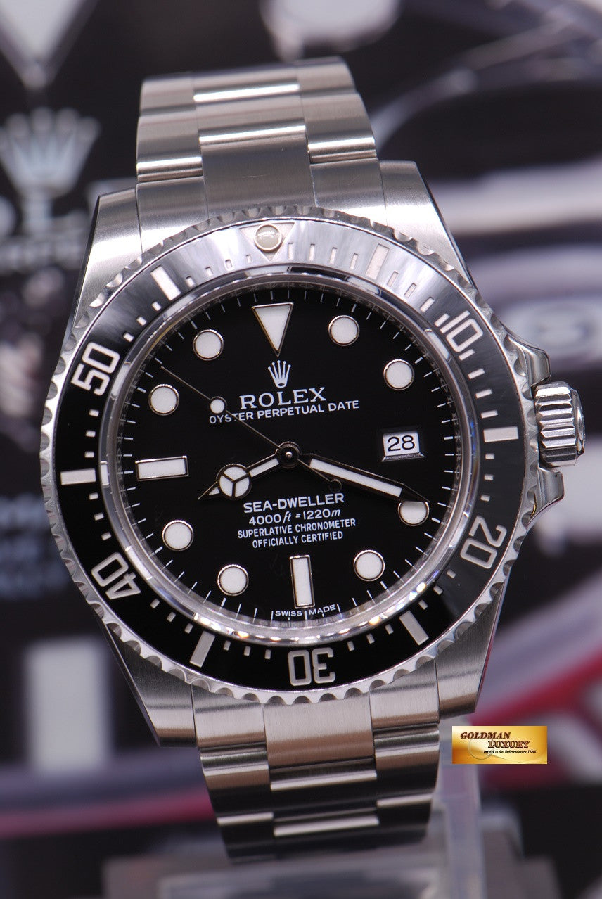 [SOLD] ROLEX OYSTER PERPETUAL SEA-DWELLER 4000ft CERAMIC BEZEL 116600 (MINT)