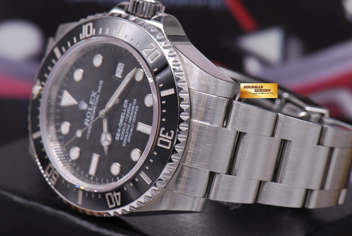 [SOLD] ROLEX OYSTER PERPETUAL SEA-DWELLER 4000ft CERAMIC BEZEL 116600 (MINT)
