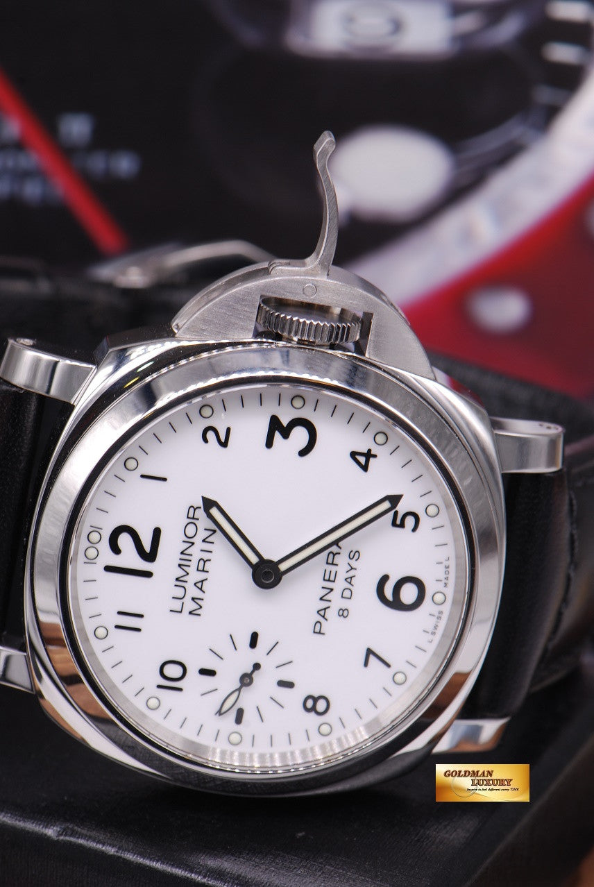 [SOLD] PANERAI LUMINOR MARINA 8 DAYS MANUAL PAM 563 WHITE (NEAR MINT)