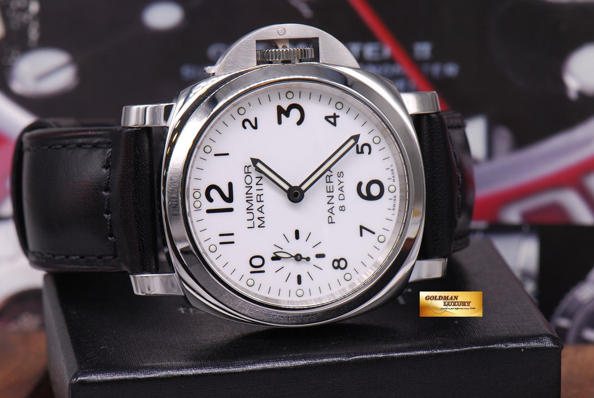 [SOLD] PANERAI LUMINOR MARINA 8 DAYS MANUAL PAM 563 WHITE (NEAR MINT)