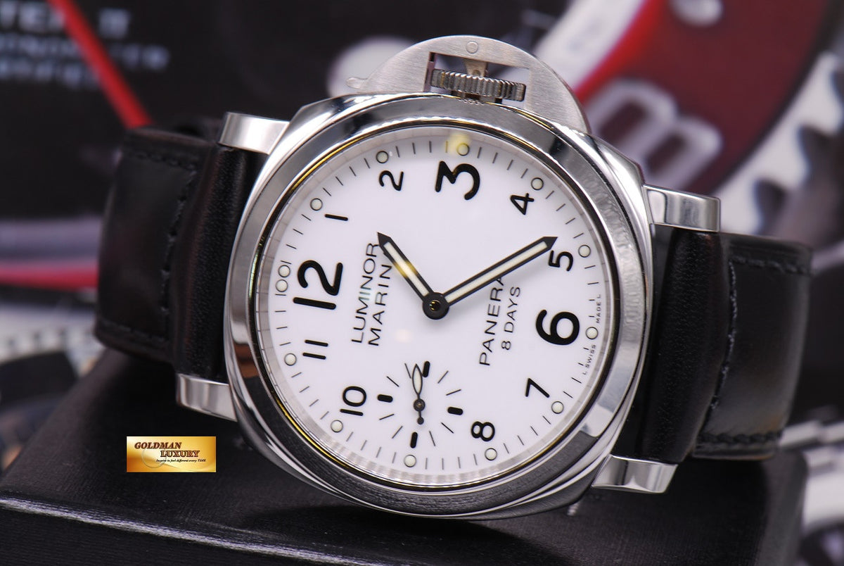 [SOLD] PANERAI LUMINOR MARINA 8 DAYS MANUAL PAM 563 WHITE (NEAR MINT)